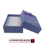 La Maison des Boîtes - Boite Cadeau avec Couvercle Mauve pour Porte-clé & Petit Bijou - Tunisie Meilleur Prix (Idée Cadeau, Gift