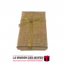 La Maison des Boîtes - Boite Cadeau avec Couvercle Doré pour Porte-clé & Petit Bijou - Tunisie Meilleur Prix (Idée Cadeau, Gift 