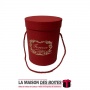 La Maison des Boîtes - Boîte Cadeau sous Forme Cylindrique de fleuriste avec couvercle - Rouge - Tunisie Meilleur Prix (Idée Cad