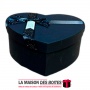 La Maison des Boîtes - Boîte Cadeau Sous Forme de Cœur Pour Sain-valentin - Noir - (M:18.5x14x7cm) - Tunisie Meilleur Prix (Idée