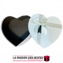 La Maison des Boîtes - Boîte Cadeau Sous Forme de Cœur Pour Sain-valentin - Blanc - (M:18.5x14x7cm) - Tunisie Meilleur Prix (Idé
