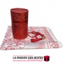La Maison des Boîtes - Coffret Cadeau Prière Tapis et chapelet de luxe - Cadeau pour Ramadan - Rouge - Tunisie Meilleur Prix (Id