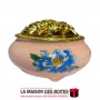 La Maison des Boîtes - Encensoir à Charbon - Brûleur D'encens en Céramique - Saumon - Tunisie Meilleur Prix (Idée Cadeau, Gift B