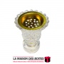 La Maison des Boîtes - Encensoir à Charbon Cristal - Tunisie Meilleur Prix (Idée Cadeau, Gift Box, Décoration, Soutenance, Boule