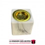 La Maison des Boîtes - Encensoir à Charbon - Brûleur D'encens en Céramique - Marbre Blanc - Tunisie Meilleur Prix (Idée Cadeau, 