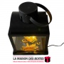 La Maison des Boîtes - Lanterne Avec Bougies LED- Décoration Ramadon - Noir - Tunisie Meilleur Prix (Idée Cadeau, Gift Box, Déco