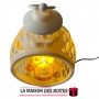 La Maison des Boîtes - Lanterne Avec Bougies LED- Décoration Ramadon -Blanc - Tunisie Meilleur Prix (Idée Cadeau, Gift Box, Déco