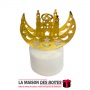 La Maison des Boîtes - Bougie  Forme Lune & Mosquée Métalique Doré Led - Décoration Ramadon - Tunisie Meilleur Prix (Idée Cadeau
