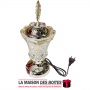 La Maison des Boîtes - Encensoir Electrique Cristal Avec Couvercle Métalique Argent - Tunisie Meilleur Prix (Idée Cadeau, Gift B