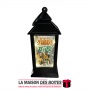 La Maison des Boîtes - Laterne Led Ramadon Kareem - Décoration Ramadon - Noir - Tunisie Meilleur Prix (Idée Cadeau, Gift Box, Dé