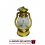 La Maison des Boîtes - Petit  Laterne avec Bougie  Led  - Décoration Ramadon - Doré - Tunisie Meilleur Prix (Idée Cadeau, Gift B