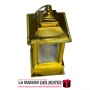 La Maison des Boîtes - Petit  Laterne avec Bougie  Led  - Décoration Ramadon - Doré - Tunisie Meilleur Prix (Idée Cadeau, Gift B