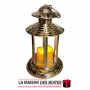La Maison des Boîtes - Petit  Laterne avec Bougie  Led  - Décoration Ramadon - Argent - Tunisie Meilleur Prix (Idée Cadeau, Gift