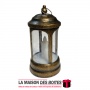 La Maison des Boîtes - Laterne Led  - Décoration Ramadon - Bronz - Tunisie Meilleur Prix (Idée Cadeau, Gift Box, Décoration, Sou