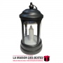 La Maison des Boîtes - Laterne Led  - Décoration Ramadon - Noir - Tunisie Meilleur Prix (Idée Cadeau, Gift Box, Décoration, Sout
