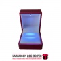 La Maison des Boîtes - Boîtes Créatives à LED pour Bagues de Fiançailles  - Rouge  - (6x6x4cm) - Tunisie Meilleur Prix (Idée Cad