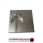 La Maison des Boîtes - Coffret Chocolat Rectangulaire de 12 Pièces-Silver - Tunisie Meilleur Prix (Idée Cadeau, Gift Box, Décora