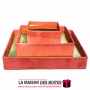 La Maison des Boîtes - Support Datte Farcie - Rouge - Tunisie Meilleur Prix (Idée Cadeau, Gift Box, Décoration, Soutenance, Boul