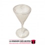 La Maison des Boîtes - Lot de 10 Coupes à Zrir En Plastique avec Couvercle - Transparent - Tunisie Meilleur Prix (Idée Cadeau, G