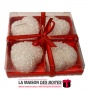 La Maison des Boîtes - Paquet de 4 Bougies Forme Coeur -Blanc - Tunisie Meilleur Prix (Idée Cadeau, Gift Box, Décoration, Souten