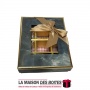 La Maison des Boîtes - Coffret Chocolat Rectangulaire de 12 pièces -Granite Vert - Tunisie Meilleur Prix (Idée Cadeau, Gift Box,