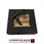 La Maison des Boîtes - Coffret Chocolat de 16 Pièces -Carré Noir - Tunisie Meilleur Prix (Idée Cadeau, Gift Box, Décoration, Sou