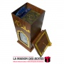 La Maison des Boîtes - Coffret Cadeau Muslim Rectangulaire  Contenant un Livre de Coran , tapis  & Chapelet -  Marron - Tunisie 