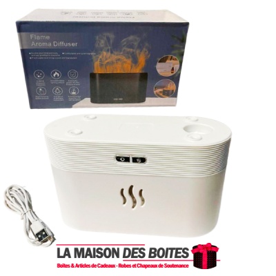 La Maison des Boîtes - Diffuseur d'Air à Flamme, Humidificateur, Diffuseur Aromatique Silencieux Portable - Tunisie Meilleur Pri