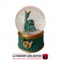La Maison des Boîtes - Petite Boule  de neige Lumineuse en Cristal, Artisanat en verre - Tunisie Meilleur Prix (Idée Cadeau, Gif