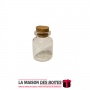 La Maison des Boîtes - Lot de 10 Petites Bouteilles en Verre avec Bouchon en liège (3x4cm) - Tunisie Meilleur Prix (Idée Cadeau,