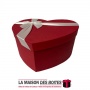 La Maison des Boîtes - Boîte Cadeau Sous Forme de Cœur Pour Sain-valentin-Rouge -(M: 23x18x11cm) - Tunisie Meilleur Prix (Idée C