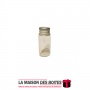 La Maison des Boîtes - Lot de 10 Petites Bouteilles en Verre avec Bouchon Métalique Argent  (2x5cm) - Tunisie Meilleur Prix (Idé