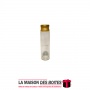 La Maison des Boîtes - Lot de 10 Petites Bouteilles en Verre avec Bouchon Métalique Doré (2x8cm) - Tunisie Meilleur Prix (Idée C