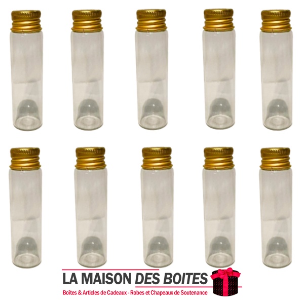 Lot de 10 petites bouteilles en verre avec bouchon en liège - Temu