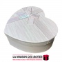 La Maison des Boîtes - Boîte Cadeau Sous Forme de Cœur avec Couvercle - Rose - (M:18.5x14x7cm) - Tunisie Meilleur Prix (Idée Cad