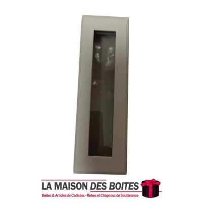 La Maison des Boîtes - Coffret Pâtissière Rectangulaire - Blanc -(16.5x4.5x3.5cm) - Tunisie Meilleur Prix (Idée Cadeau, Gift Box