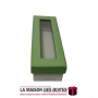 La Maison des Boîtes - Coffret Pâtissière Rectangulaire - Vert -(16.5x4.5x3.5cm) - Tunisie Meilleur Prix (Idée Cadeau, Gift Box,