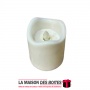 La Maison des Boîtes - Bougies LED sans flamme, à piles, pour Décoration  - Blanc - Tunisie Meilleur Prix (Idée Cadeau, Gift Box