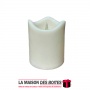 La Maison des Boîtes - Bougies LED sans flamme, à piles, pour Décoration  - Blanc - Tunisie Meilleur Prix (Idée Cadeau, Gift Box