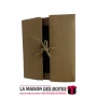 La Maison des Boîtes - Coffret Pâtissière en kraft - (17x14.5x5cm) - Tunisie Meilleur Prix (Idée Cadeau, Gift Box, Décoration, S