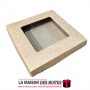 La Maison des Boîtes - Boîte Cadeaux Carré en Papier Kraft avec Fenêtre Transparent - Tunisie Meilleur Prix (Idée Cadeau, Gift B