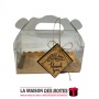 La Maison des Boîtes - Boîte Rectangulaires en PVC avec Poignée (Transparent) - Tunisie Meilleur Prix (Idée Cadeau, Gift Box, Dé