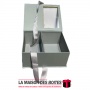 La Maison des Boîtes - Boîte Cadeaux Rectangulaire "With Love" avec Fenêtre & Ruban Satiné - Vert - (22x18.5x10cm) - Tunisie Mei