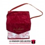 La Maison des Boîtes - Boîte Cadeaux Carré Portative Elégante "Wishes A Gift For You" - Rouge - (13x13x13cm) - Tunisie Meilleur 