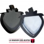 La Maison des Boîtes - Boîte Cadeaux Forme Fraise avec Couvercle Transparent - Noir - (20x24x7cm) - Tunisie Meilleur Prix (Idée 