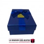 La Maison des Boîtes - Coffret Chocolat Rectangulaire de 06 Pièces Bleu - Tunisie Meilleur Prix (Idée Cadeau, Gift Box, Décorati