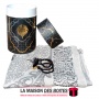 La Maison des Boîtes - Coffret Cadeau Prière Tapis et chapelet de luxe - Cadeau pour Ramadan - Noir & Doré - Tunisie Meilleur Pr