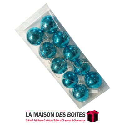 La Maison des Boîtes - 10 Guirlandes Lumineuses de Décoration pour fête à la maison - Bleu - Tunisie Meilleur Prix (Idée Cadeau,