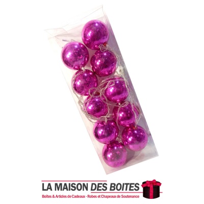 La Maison des Boîtes - 10 Guirlandes Lumineuses de Décoration pour fête à la maison - Rose - Tunisie Meilleur Prix (Idée Cadeau,
