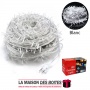 La Maison des Boîtes - Jeu De Lumières LED 100 Pour Décorations - Blanc - Tunisie Meilleur Prix (Idée Cadeau, Gift Box, Décorati